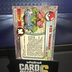 Topps Venusaur #03 Black Label Pokemon Card TV Animation Edition (Black) - Image 2