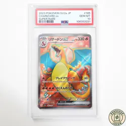PSA 10 - Charizard ex SR 185/165 sv2a Japanese Pokemon Card Pokemon Card 151 - Image 1