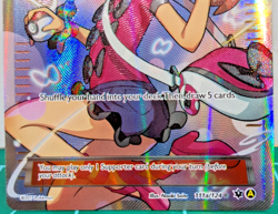 POKEMON SHAUNA 111A/124 FULL ART XY PREMIUM TRAINER COLLECTION RARE CARD 2017 - Image 3