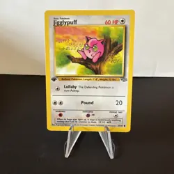 Pokemon Card - Jigglypuff Jungle 1st Edition 54/64 Common - Image 1