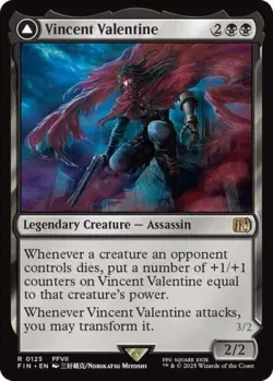~ Vincent Valentine ~ NM ~ UB: FINAL FANTASY ~ MTG ~ - Image 1