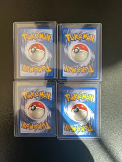 2002-03 Pokemon E-Reader (4) Card Lot Chinchou, Eevee, Electrode - Image 2