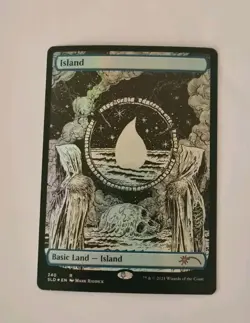 MTG Island Foil The Unfathomable Crushing Brutality Of Basic Land Mint Condition - Image 1