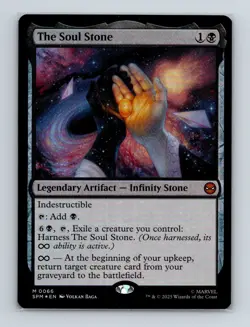 Foil The Soul Stone (066) M/NM Magic: The Gathering MTG Marvel's Spider-Man - Image 1