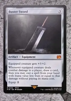 Buster Sword Final Fantasy Regular - MTG - Image 1
