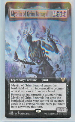 MTG myojin of grim betrayal 055 R Extended Art Non Foil - Image 1