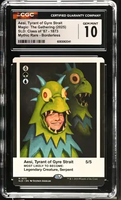 AESI, TYRANT OF GYRE STRAIT Secret Lair Mythic CGC 10 MTG [Nostalgium] - Image 1