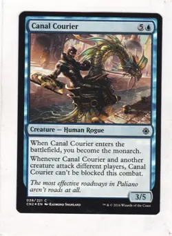 Magic: MTG: Conspiracy: Take the Crown: Foil: Canal Courier - Image 1