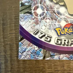 💥 Graveler Pokemon - TV Animation Edition Topps Vintage 1999 Black Logo # 75 - Image 4
