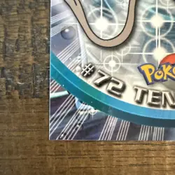 Tentacool #72 BLACK Logo 1999 TV Animation Edition Topps Series 1 Pokemon NM - Image 4