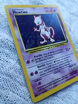 Pokemon TCG Mewtwo Base Set 10/102 Holo 1999-2000 Wizards Base Set Copyright... - Image 2