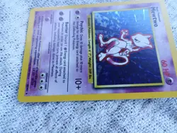Pokemon TCG Mewtwo Base Set 10/102 Holo 1999-2000 Wizards Base Set Copyright... - Image 3