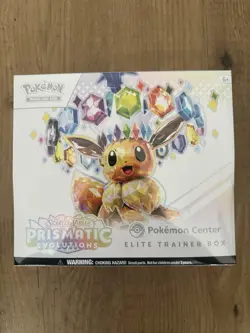 Pokemon Center Prismatic Evolutions Elite Trainer Box ETB | Brand New | Sealed ✅ - Image 1