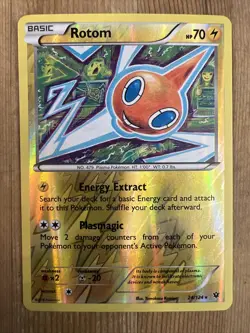 Rotom - 24/124 - Rare - Reverse Holo LP, English Pokemon XY Fates Collide - Image 1