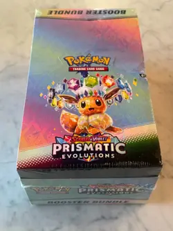 Pokemon Prismatic Evolutions Booster Bundle Display Sealed Case Fresh - Image 1