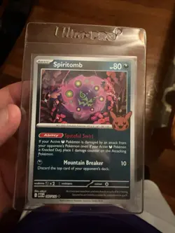 Spiritomb Halloween Play Pokemon League Stamped MEG 087/132 Mega TCG NM - Image 1