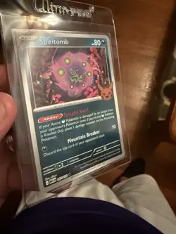Spiritomb Halloween Play Pokemon League Stamped MEG 087/132 Mega TCG NM - Image 2