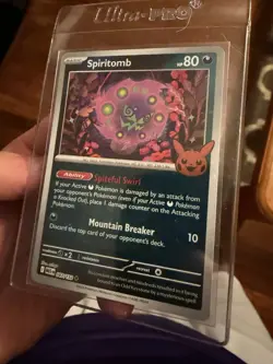 Spiritomb Halloween Play Pokemon League Stamped MEG 087/132 Mega TCG NM - Image 3