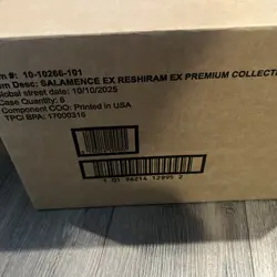 Pokemon TCG Salamence ex & Reshiram ex PREMIUM COLLECTION BOX SEALED CASE - Image 4