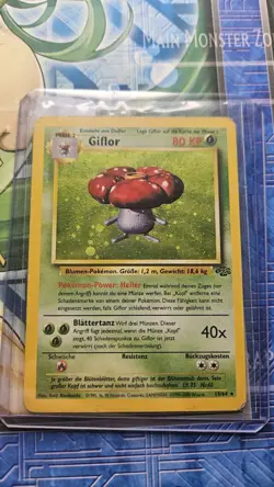Vileplume Holo German Pokemon Jungle #15 1999 Giflor - Image 1