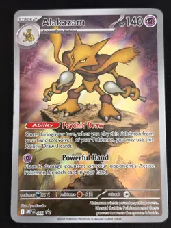 Alakazam 009 Black Star Promo Pokemon TCG English LP - Image 1