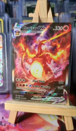 Pokemon TCG Charizard SWSH261 Promo Holo Rare Black Star NM - Image 1