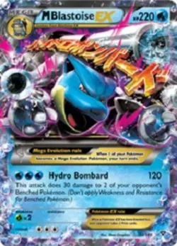 Mega-Blastoise-EX - 30/146 - Rare Holo EX HP, English Pokemon XY Base Set - Image 1