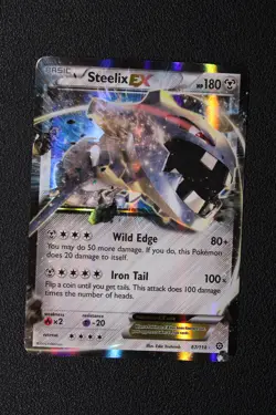 Steelix EX 67/114 NM Holo Rare Steam Siege Near Mint Pokemon TCG 2016 - Image 2