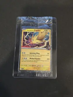 Pokemon Team Rocket’s Zapdos 070/182 Promo Destined Rivals GameStop SEALED - Image 1