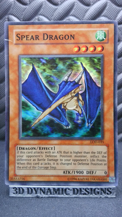 | Yugioh Spear Dragon LOD-035 Super Rare Legacy Of Darkness PL 🔥 | - Image 1