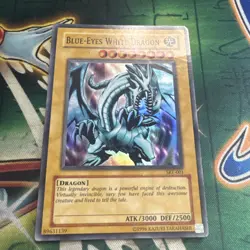 Yugioh! Blue-Eyes White Dragon SKE-001 Super Rare Unlimited HP - Image 2
