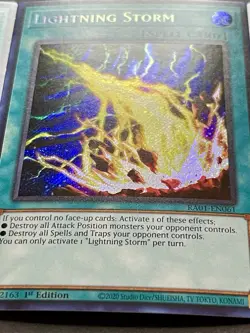3x Lightning Storm | RA01-EN061 | Secret Rares | NM | 1st Edition | YuGiOh! - Image 4