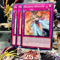 3x Yugioh Playset Branded Befallen MP24-EN330 Common 1st Ed Near Mint - Image 1