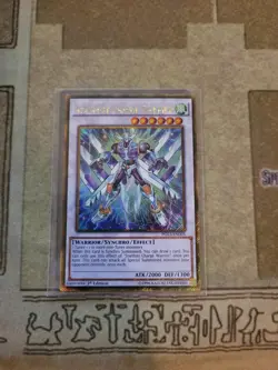 YUGIOH STARDUST CHARGE WARRIOR PGL3-EN005 GOLD SECRET 1ST ED NM - Image 1