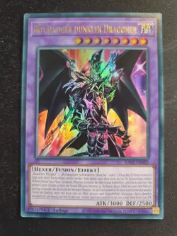 Yu-Gi-Oh! RA02-DE021 Rotaugiger dunkler Dragoner Ultra Rare NM 1st - Image 1