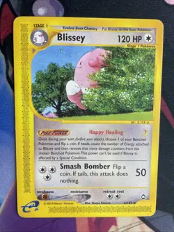 Blissey 6/147 Aquapolis Non Holo Rare Pokemon Card MP - Image 1