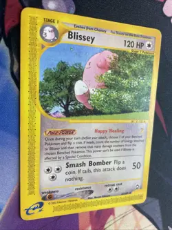 Blissey 6/147 Aquapolis Non Holo Rare Pokemon Card MP - Image 2
