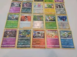 Lot of 20 Pokemon Reverse Holo Cards Common Uncommon Rare Mixed Near Mint - Image 3