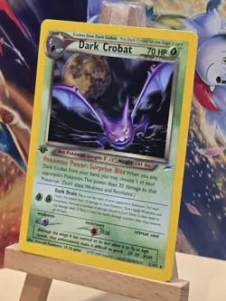 Dark Crobat 2/105 - 1st Edition Neo Destiny Pokemon Card ⚡NICE!!!⚡ - Image 2
