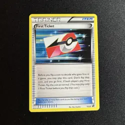 First Ticket 19/20 Holo Rare 2012 Dragon Vault Pokemon Card - Image 1