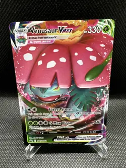 Venusaur VMAX SWSH102 SWSH: Sword & Shield Promo Cards Holo - Image 1