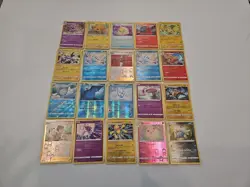 Lot of 20 Pokemon Reverse Holo Cards Common Uncommon Rare Mixed Near Mint - Image 1