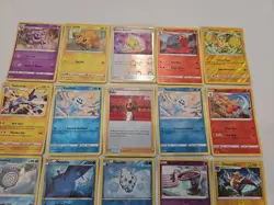 Lot of 20 Pokemon Reverse Holo Cards Common Uncommon Rare Mixed Near Mint - Image 2
