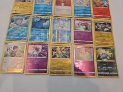 Lot of 20 Pokemon Reverse Holo Cards Common Uncommon Rare Mixed Near Mint - Image 3