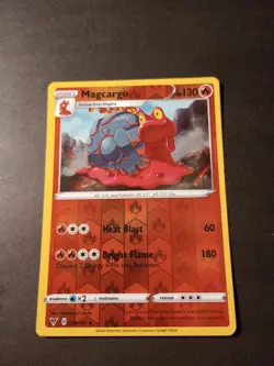 Pokemon Vivid Voltage Magcargo Reverse Holo Uncommon Card 028/185 NM - Image 1