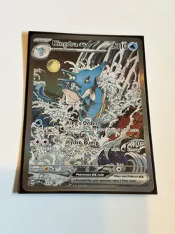 Kingdra EX 131 Pokemon TCG Scarlet & Violet Black Star Promo Holo Card - Image 1