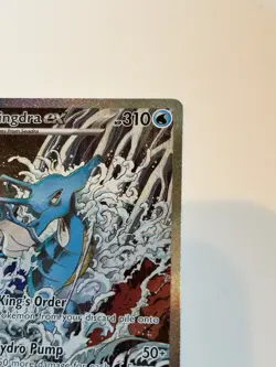 Kingdra EX 131 Pokemon TCG Scarlet & Violet Black Star Promo Holo Card - Image 5