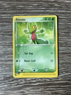 Treecko 76/109 EX Ruby & Sapphire Set Nintendo Pokemon Card - Image 1