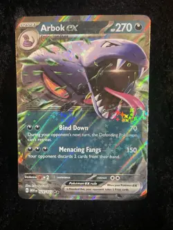 Pokemon Tcg 4 Card EX Holo Lot Arbok Veluza Annihilape Maushold NM Condition - Image 4