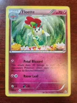 Uncommon Floette Pokemon Card, Flashfire Set 65/106 - Image 1